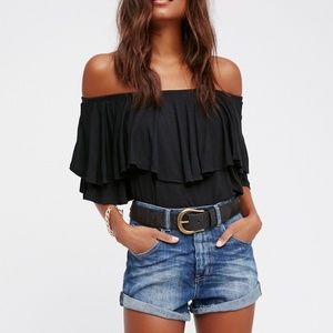 NWOT Free People Pretty Lady Tee